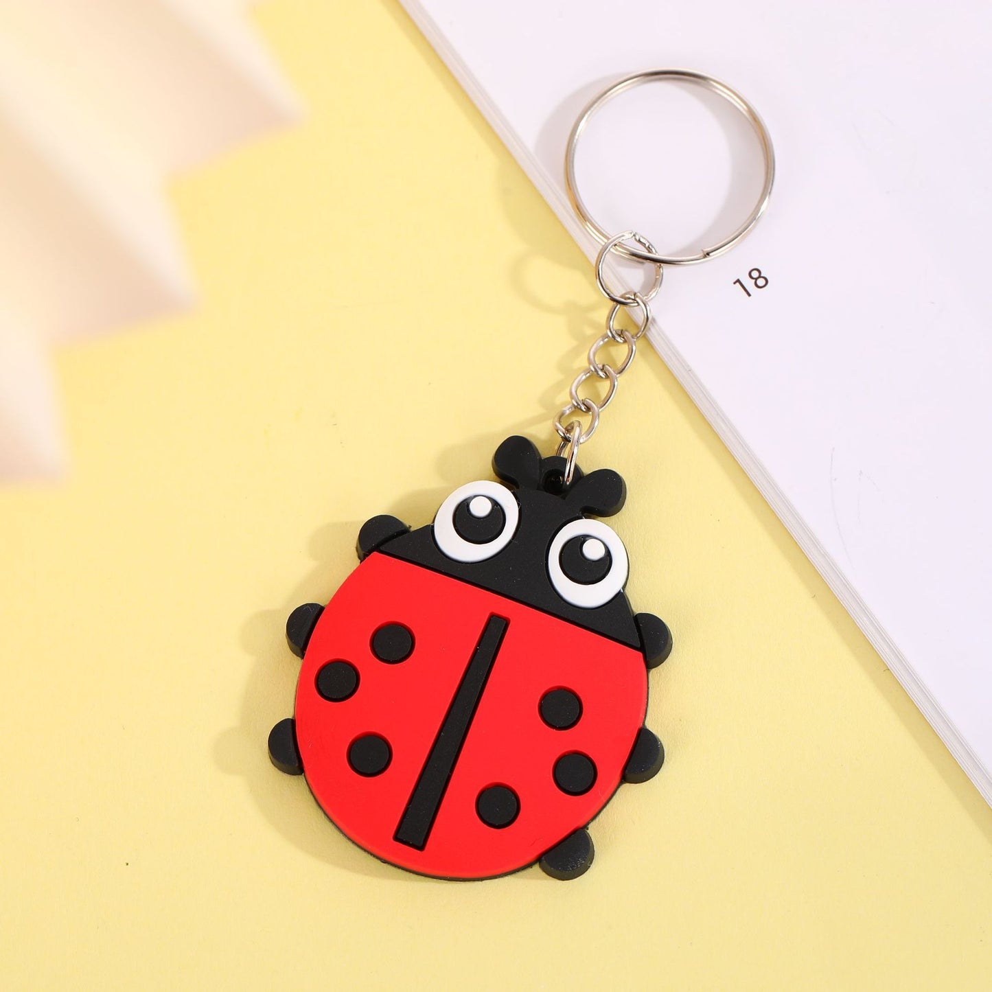 New PVC Soft Rubber Small Gift Cartoon Animal Keychain