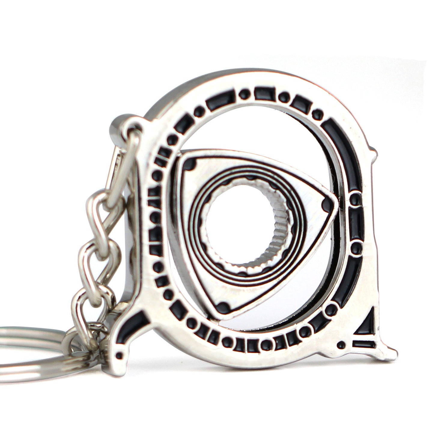 Can Be Rotated 360 Degrees Car Engine Rotor Keychain Gift