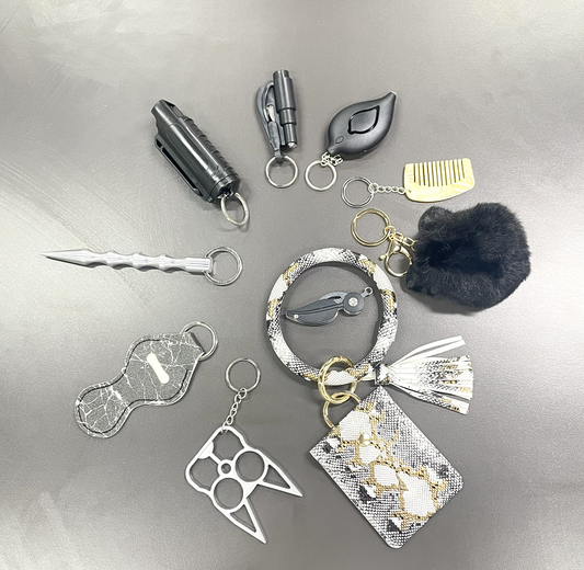 DIY Self-defense Hair Ball Spray Key Chain