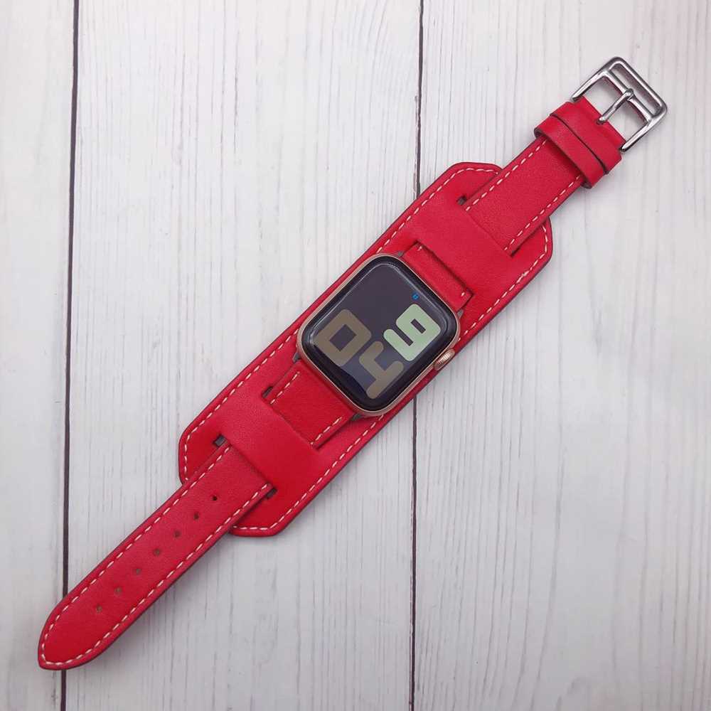 Bracelet Watch-Band  Buckle-Cuff Leather Loop