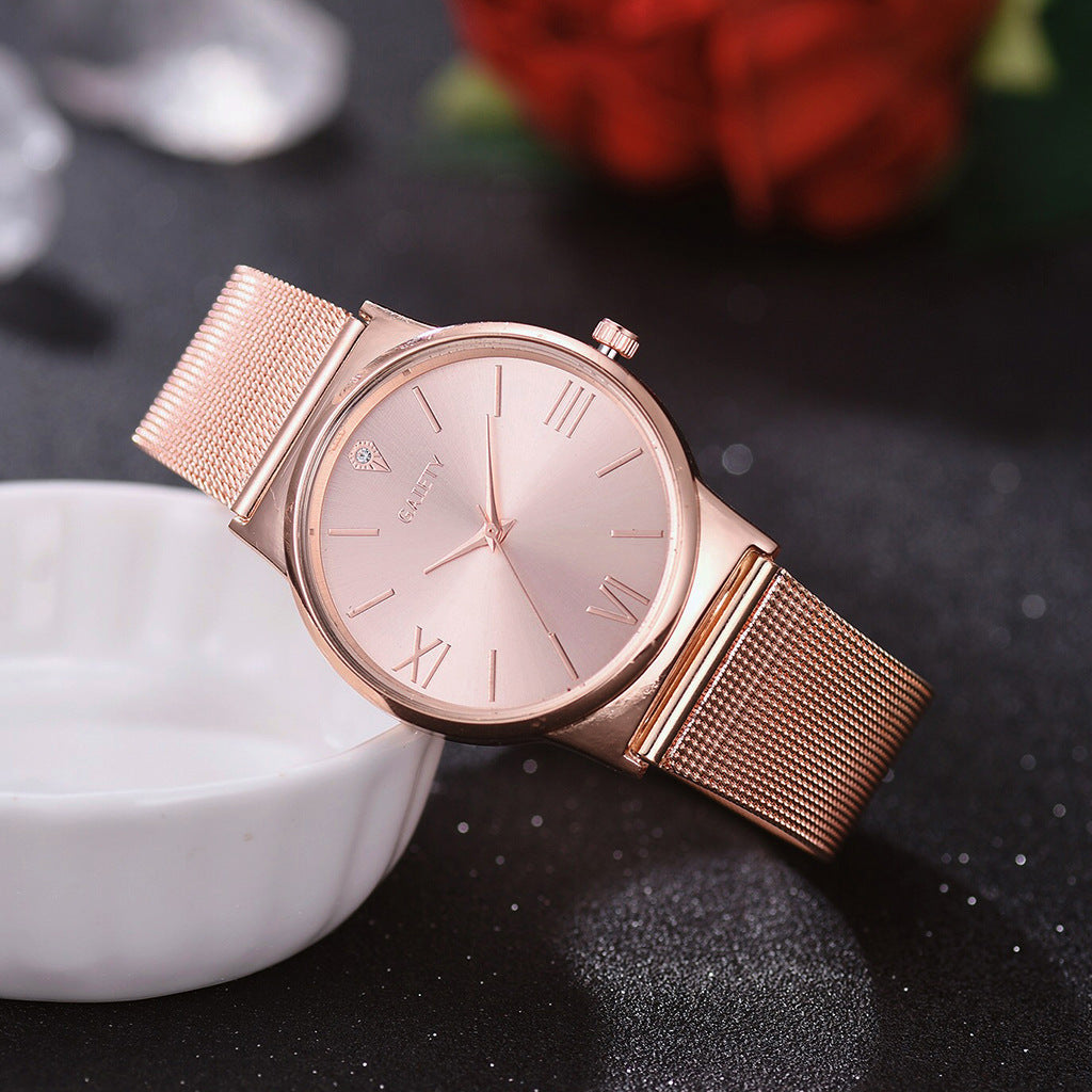 GAIETY Fashion Brand 4pcs/Set Dress Women Rose Gold Watches Luxury Ladies Wrist Watch Female Quartz Clock Bracelet reloj mujer