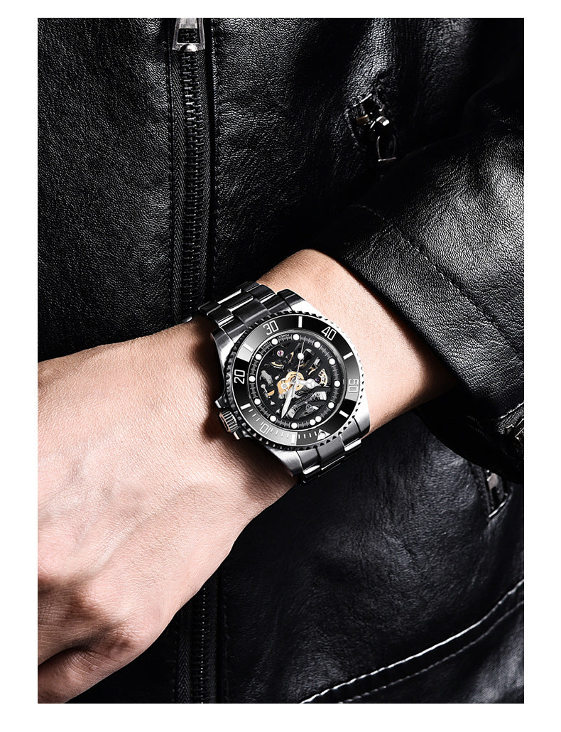 PAGANI Steel Band Mechanical Watch