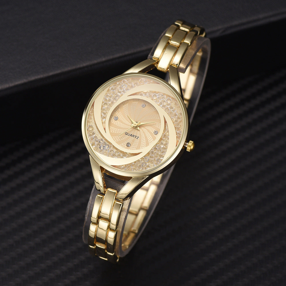 Alloy personality quartz watch