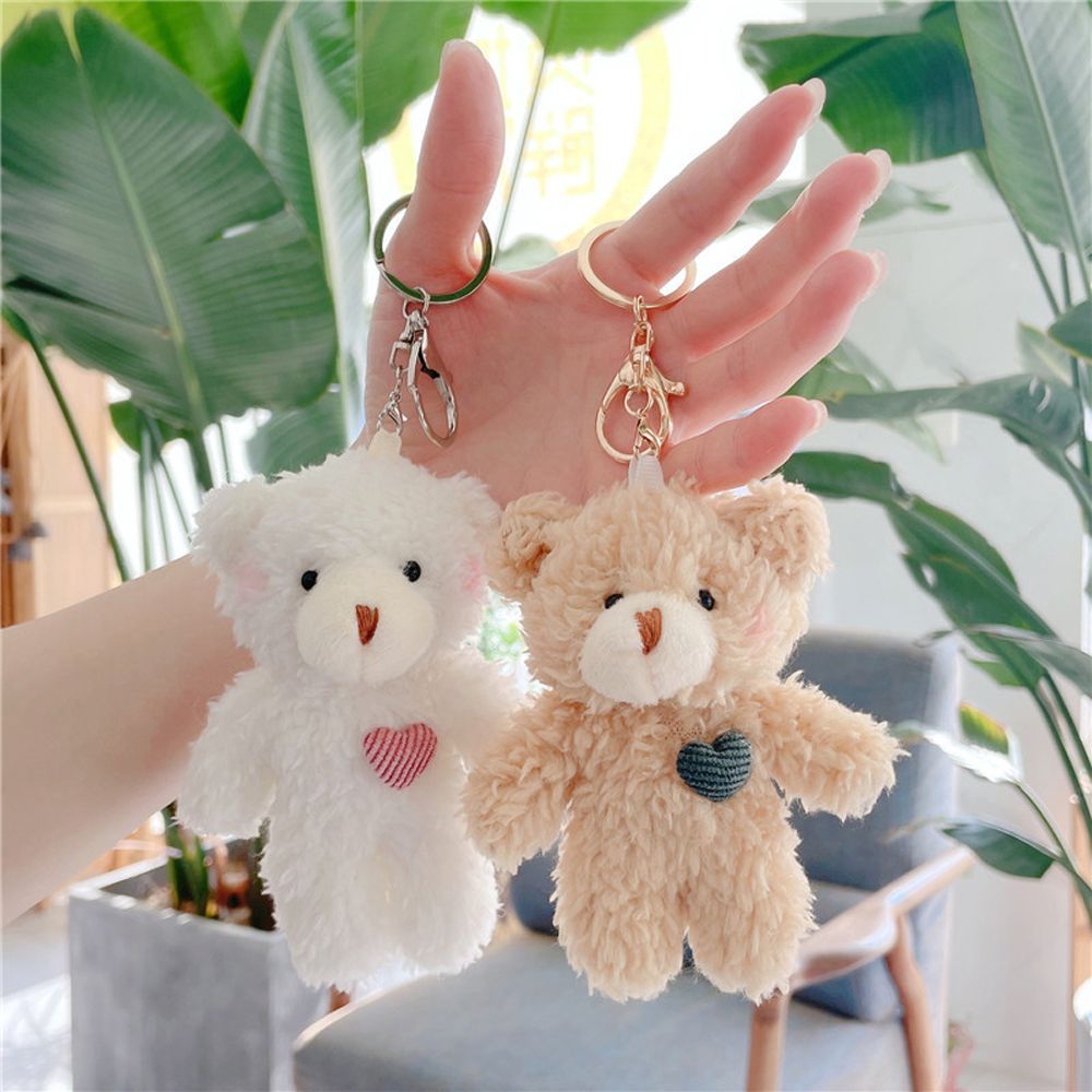 Cute Bear Rabbit Modeling Plush Doll Keychain