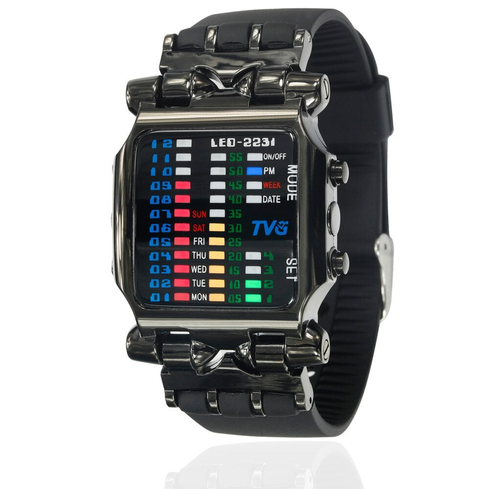 TVG Student Waterproof Watch Multi Function