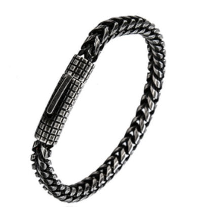 Custom Stainless Steel Vintage Mens Bracelet