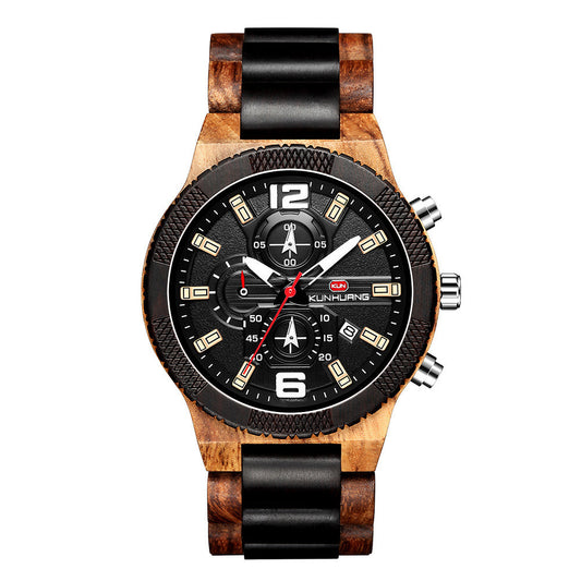 Men's wooden watch