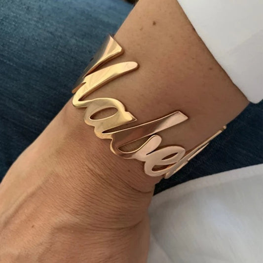 Custom Name Letter Bracelet