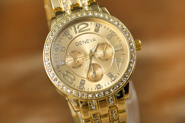 Geneva fashion diamond watches