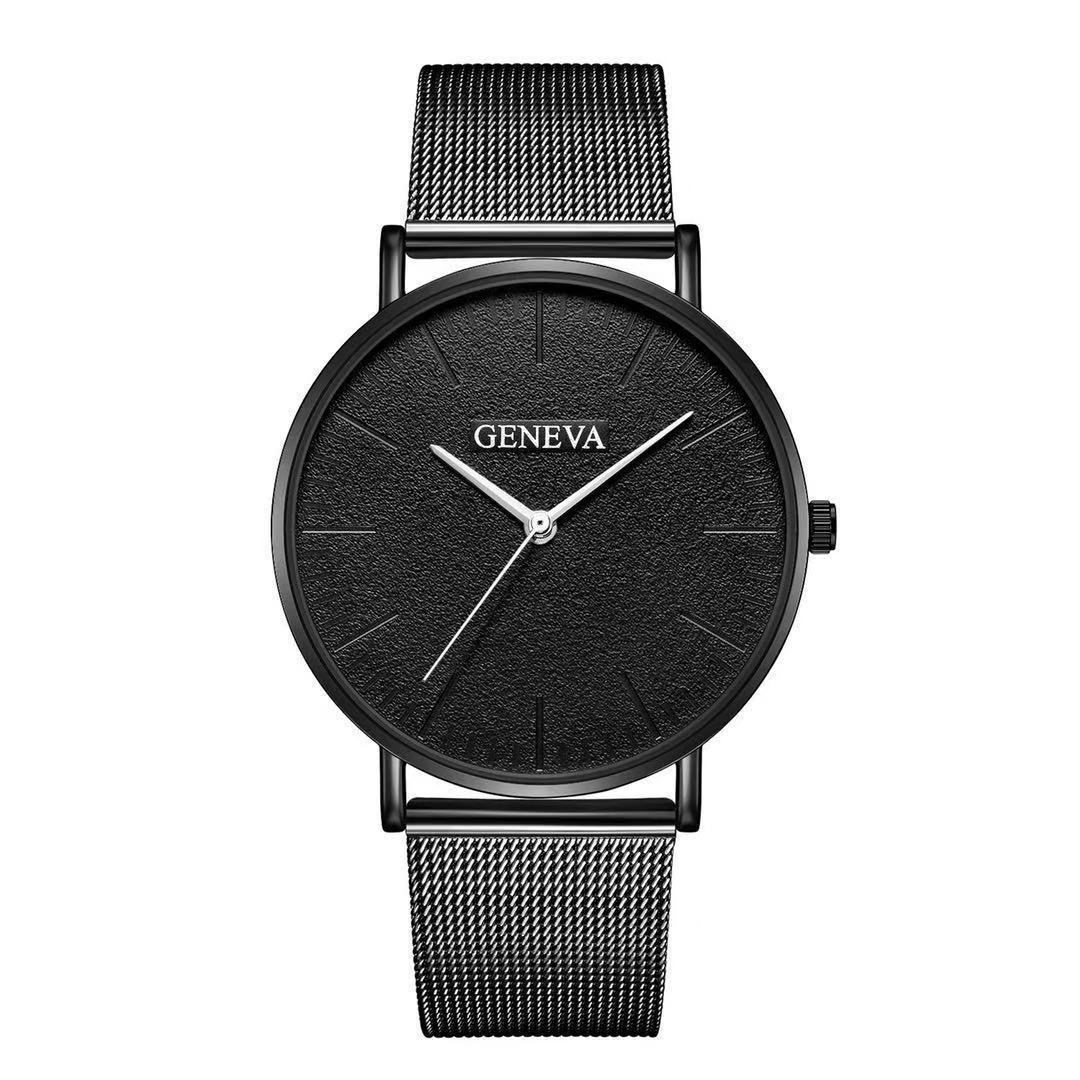 Men's watch men's watch steel mesh strap watch