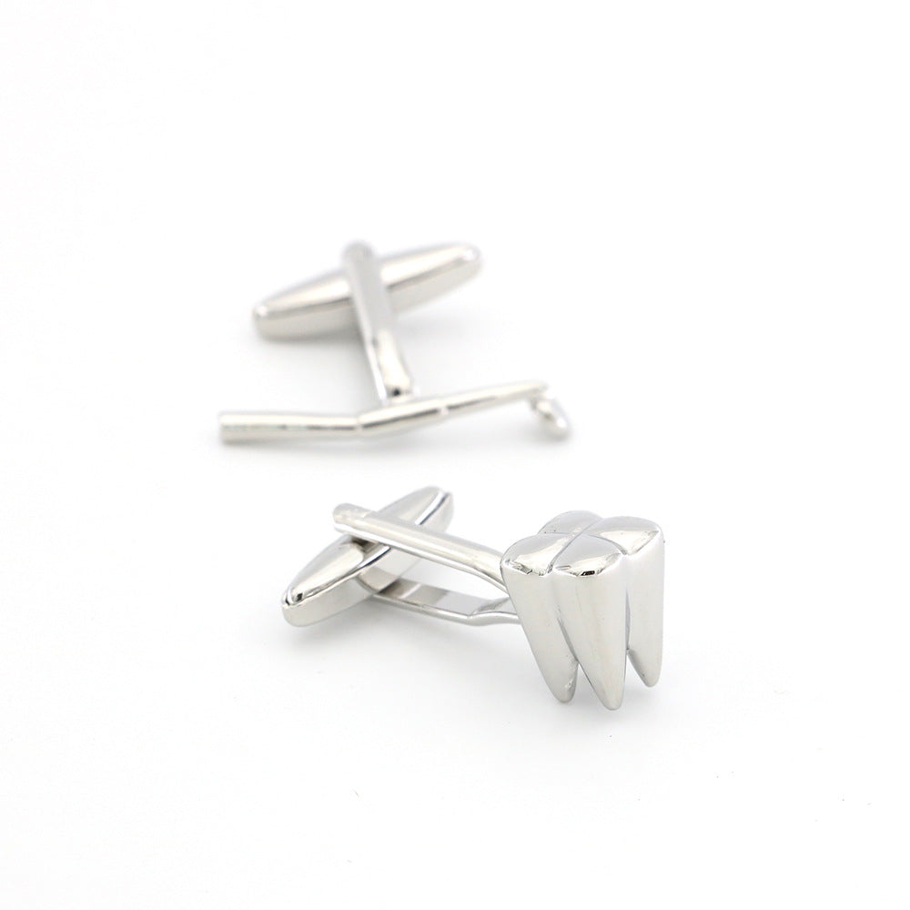 Dentist's Tools Dental Mirror Cufflinks Fun Wedding Cufflinks