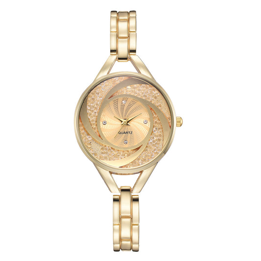 Alloy personality quartz watch