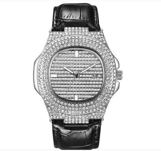 Quartz Diamond Watch Belt watch