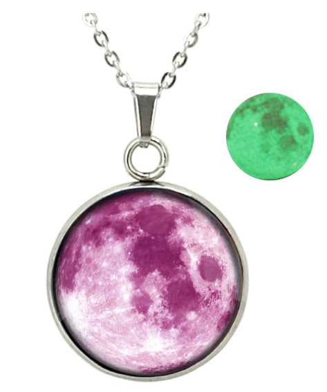 Glow Moon Necklace For Women Jewelry