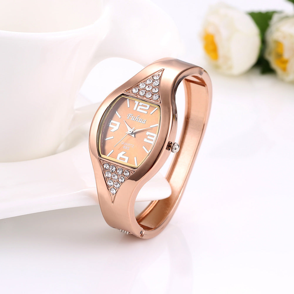 Watch rose gold ladies bracelet watch