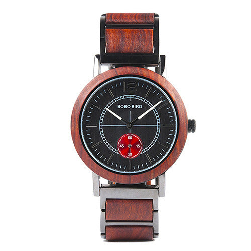 Couple watch wooden watch