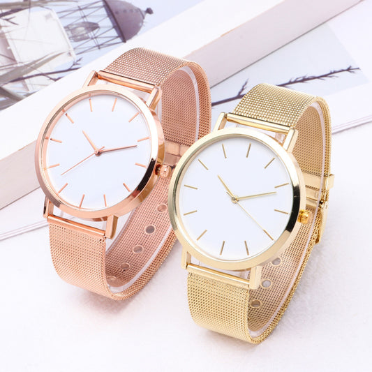 Simple ladies quartz watch