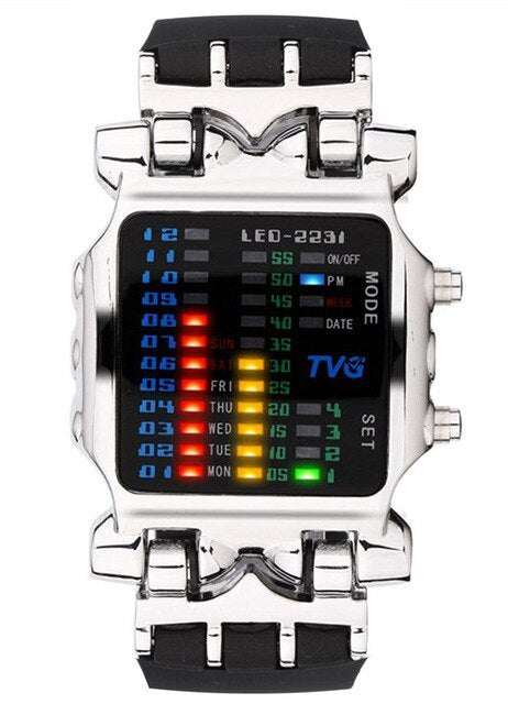 TVG Student Waterproof Watch Multi Function