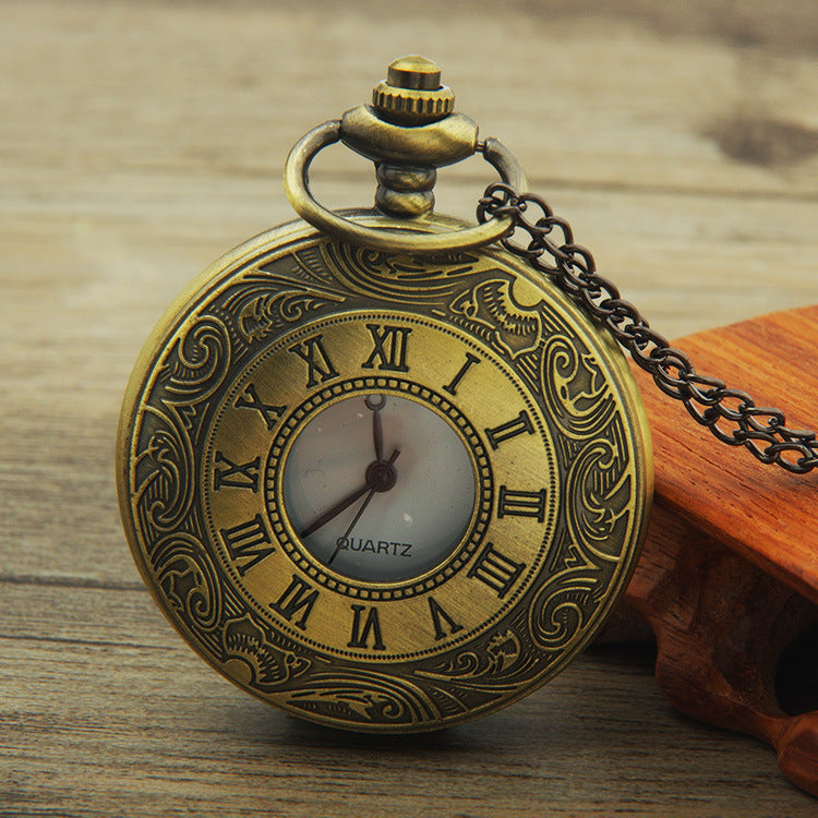 Bronze Analog Quartz Demi Pocket Watch