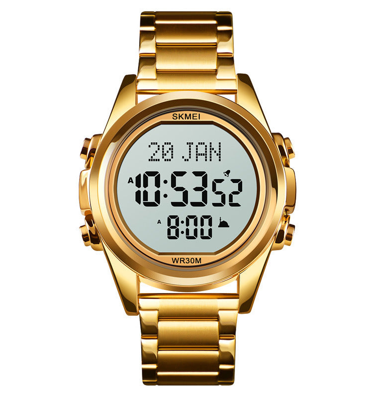 Men's Electronic Watch Fashion Arab Steel Timepiece