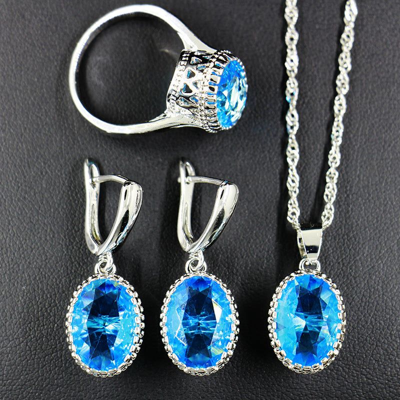 Bride Wedding Party Dinner Jewellery Set Hair Claw Diamond Jewellery