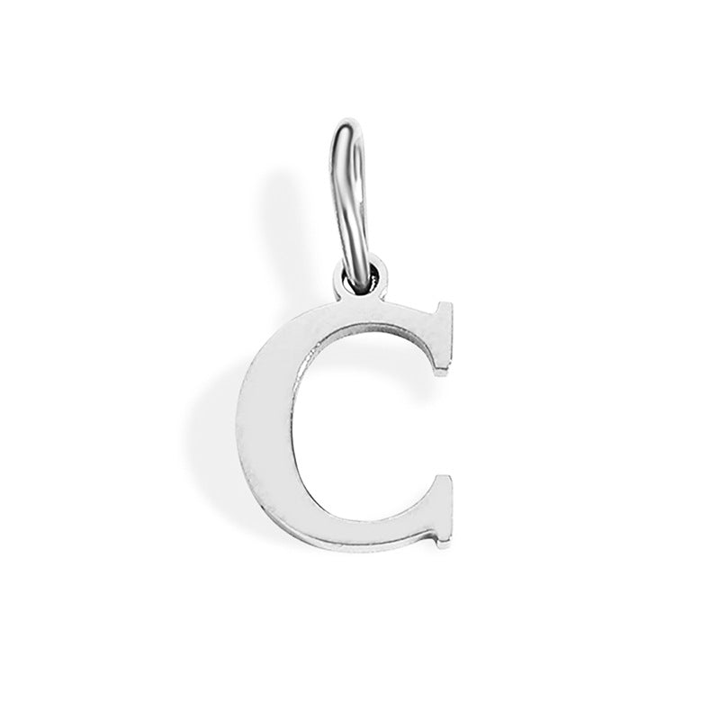 26 Letter Pendant Couple Bracelet Necklace English Pendant