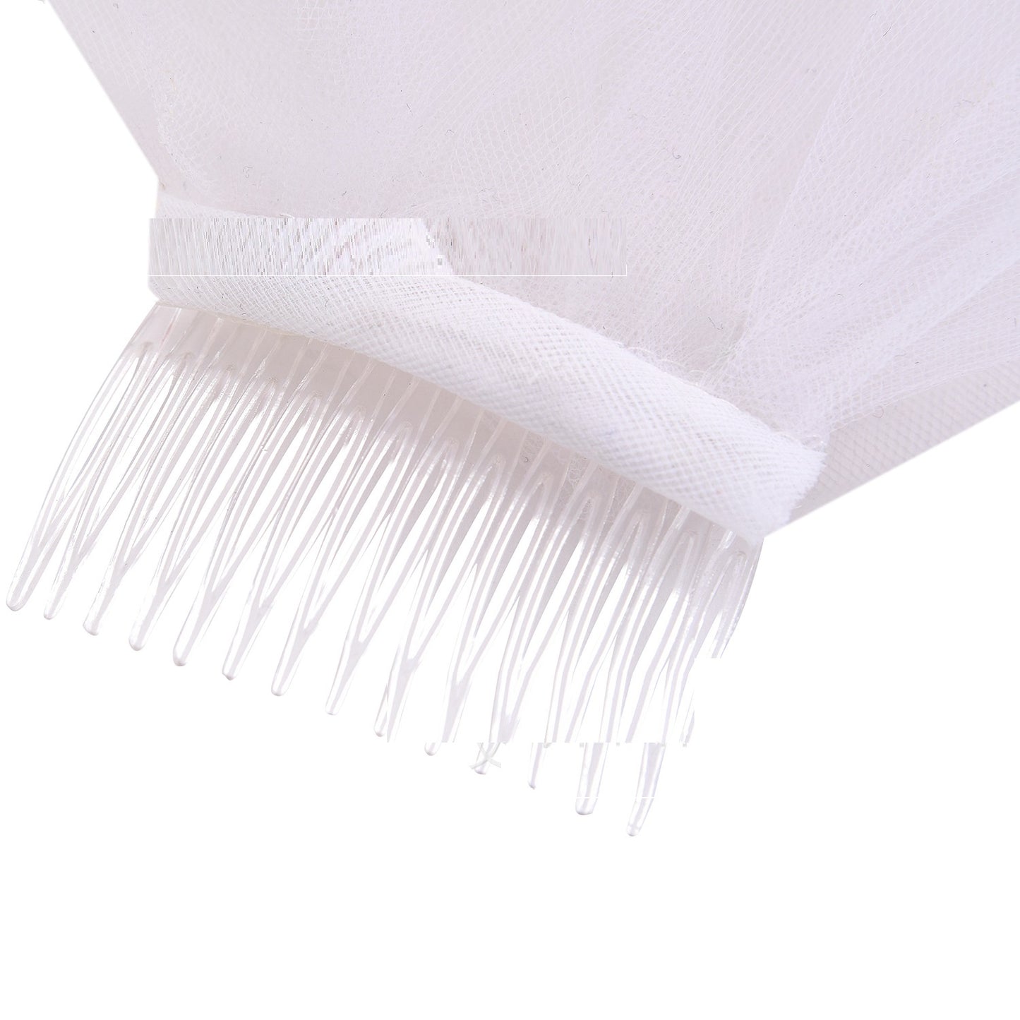 Bachelor Party Bridal Comb Double Layer Veil