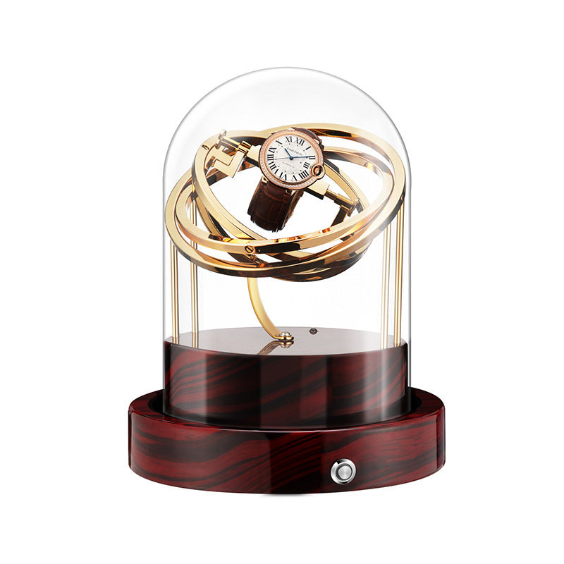 Beautiful Glass Cover Mechanical Watch Shaker