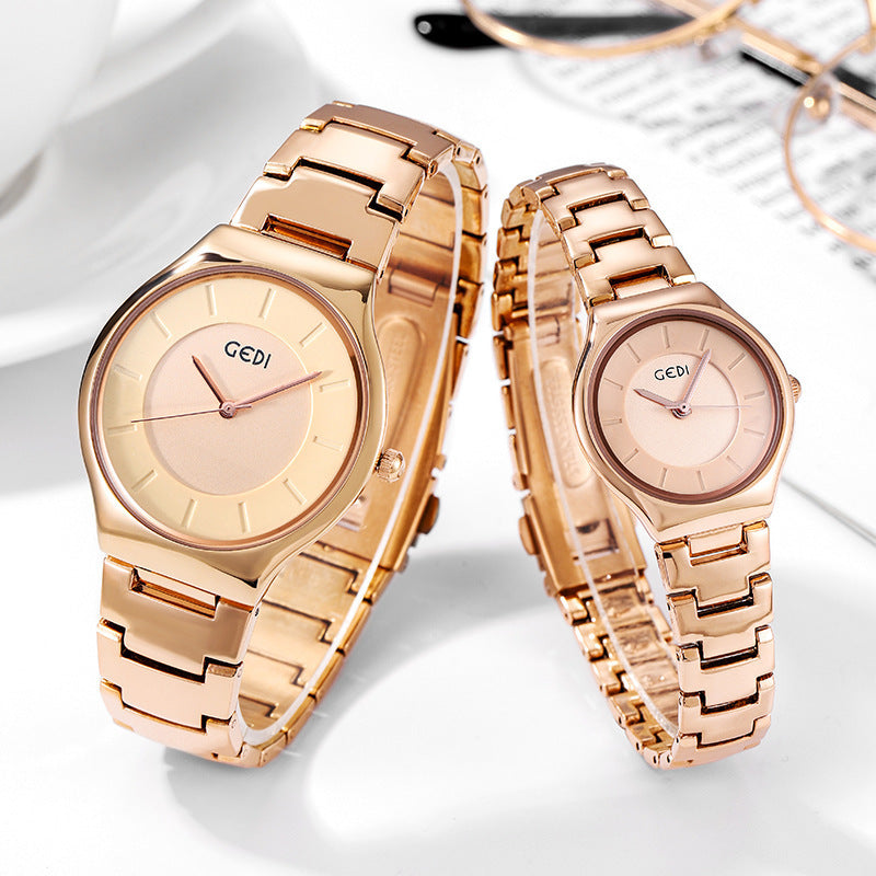 Casual Simple Ladies Watch Quartz Waterproof Couple Watch