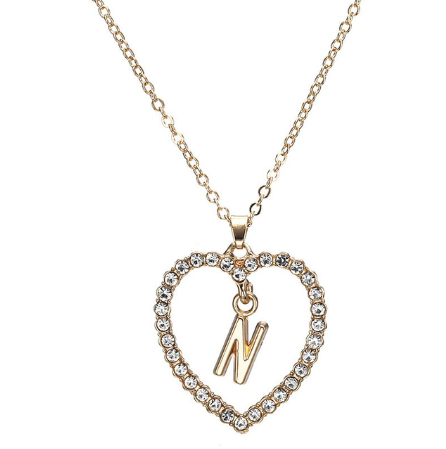 Romantic Love Pendant Necklace For Girls