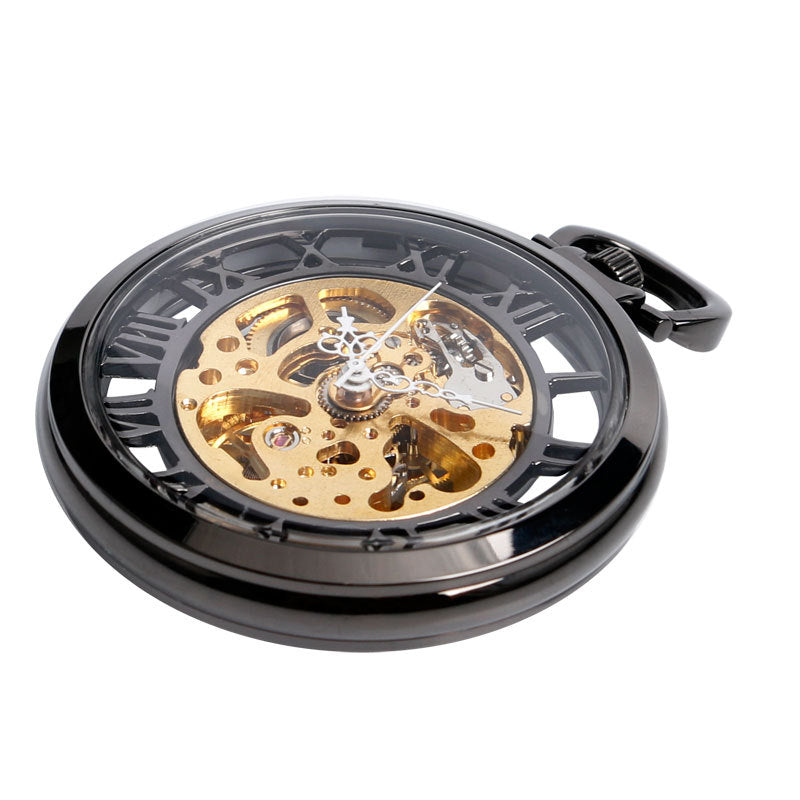 Roman Literal Mechanical Pocket Watch Without Cover