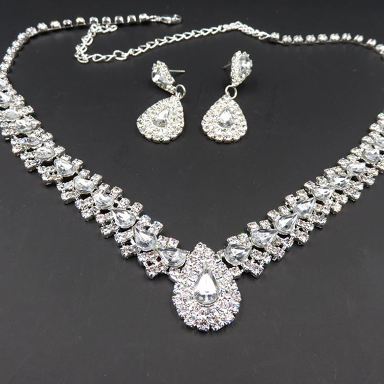 Drop Necklace Earrings Set