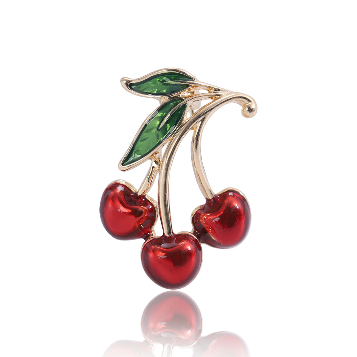 Clothing Accessories Clothing Brooch Red Dripping Cherry
