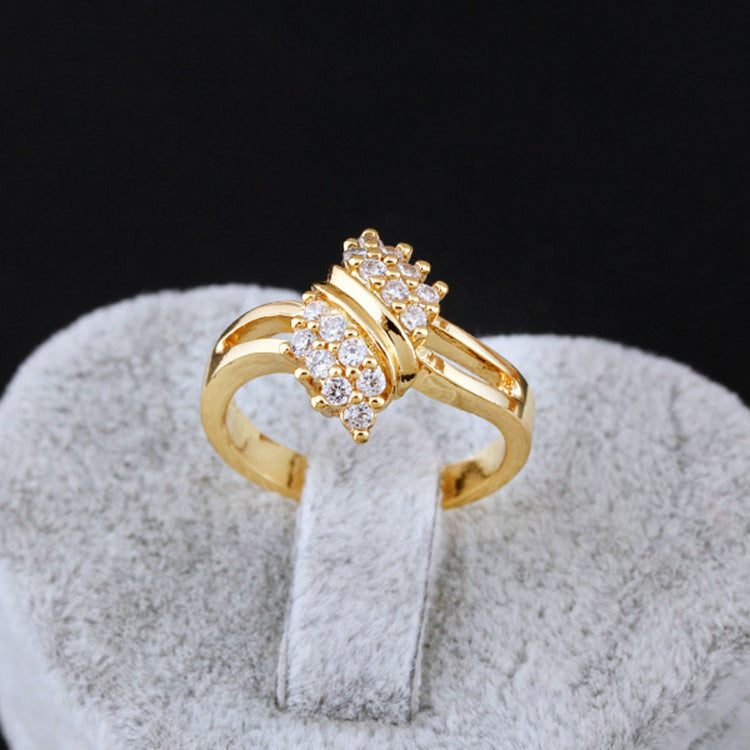 Girls Fashion Korean Fashion Zircon Ring