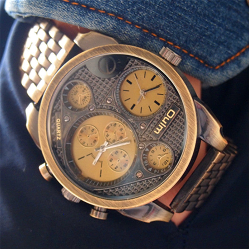 OULM's European radium imported quartz movement watches wholesale brand stainless steel male military derivative goods