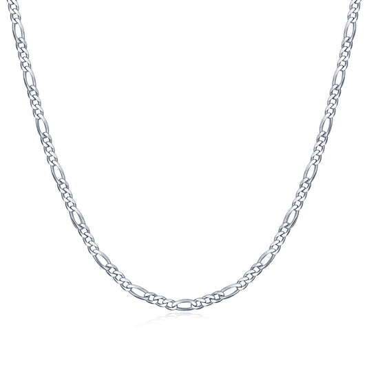 Figaro Link Chain in Sterling Silver