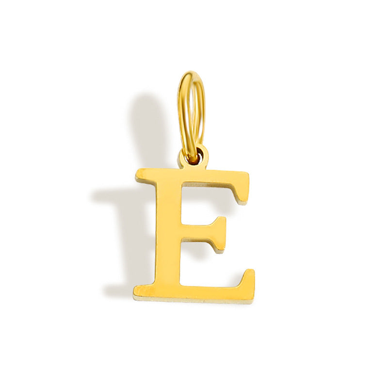 26 Letter Pendant Couple Bracelet Necklace English Pendant