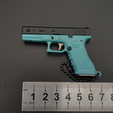 G17 Half Alloy Key Ring Model Guns Pendant Gift Toys