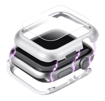 Compatible with Apple, Magnetic metal iwatch case