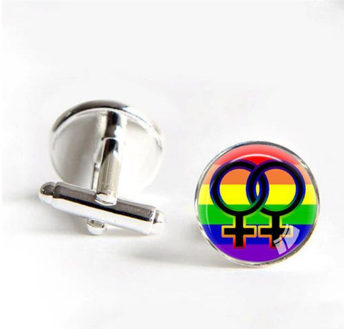 Gay Pride Cufflinks