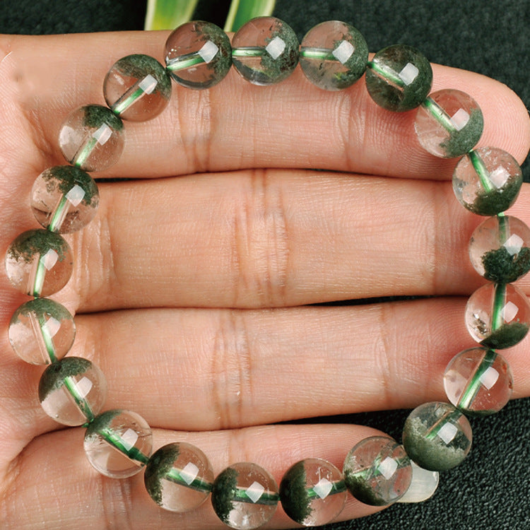 Natural crystal green ghost Bracelet