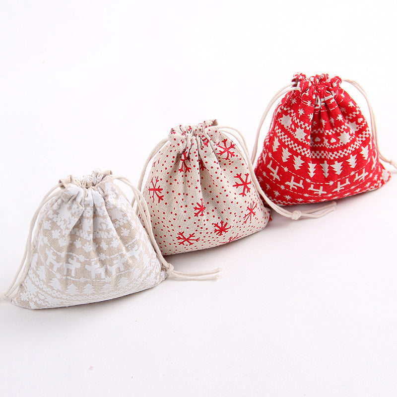 Drawstring gift jewelry storage bag