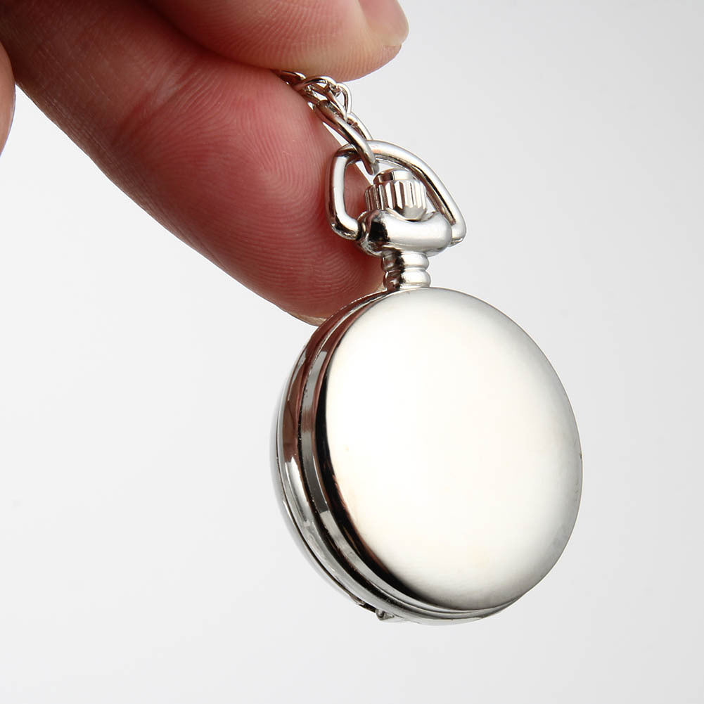 Ladies Magpie Enamel Pocket Watch