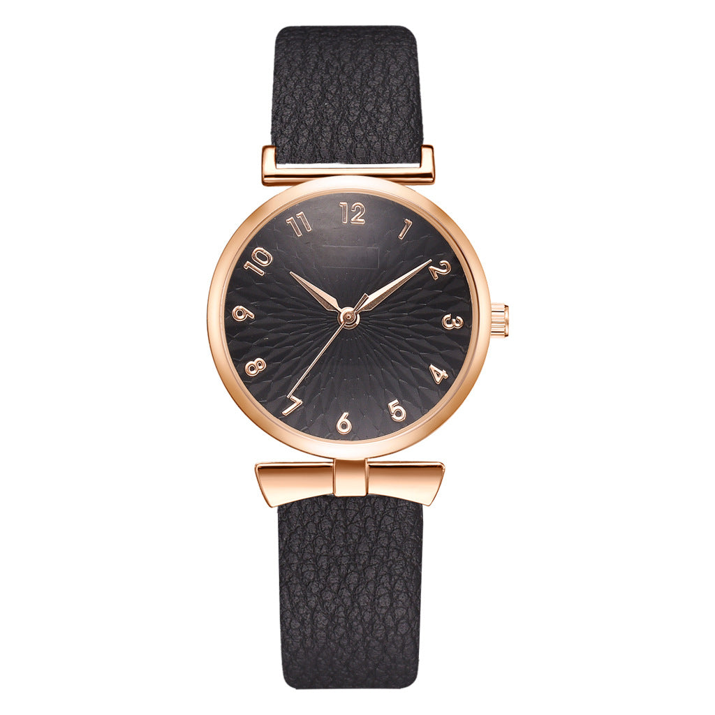 Women's Fashion Quartz Pu Strap Simple Fashion Watch Women's Watch Wholesale