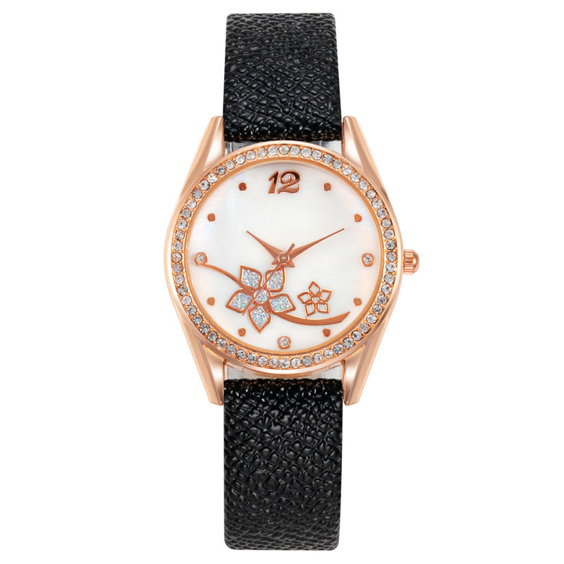 Fashion Plaid Pattern Women's Decorative Watch