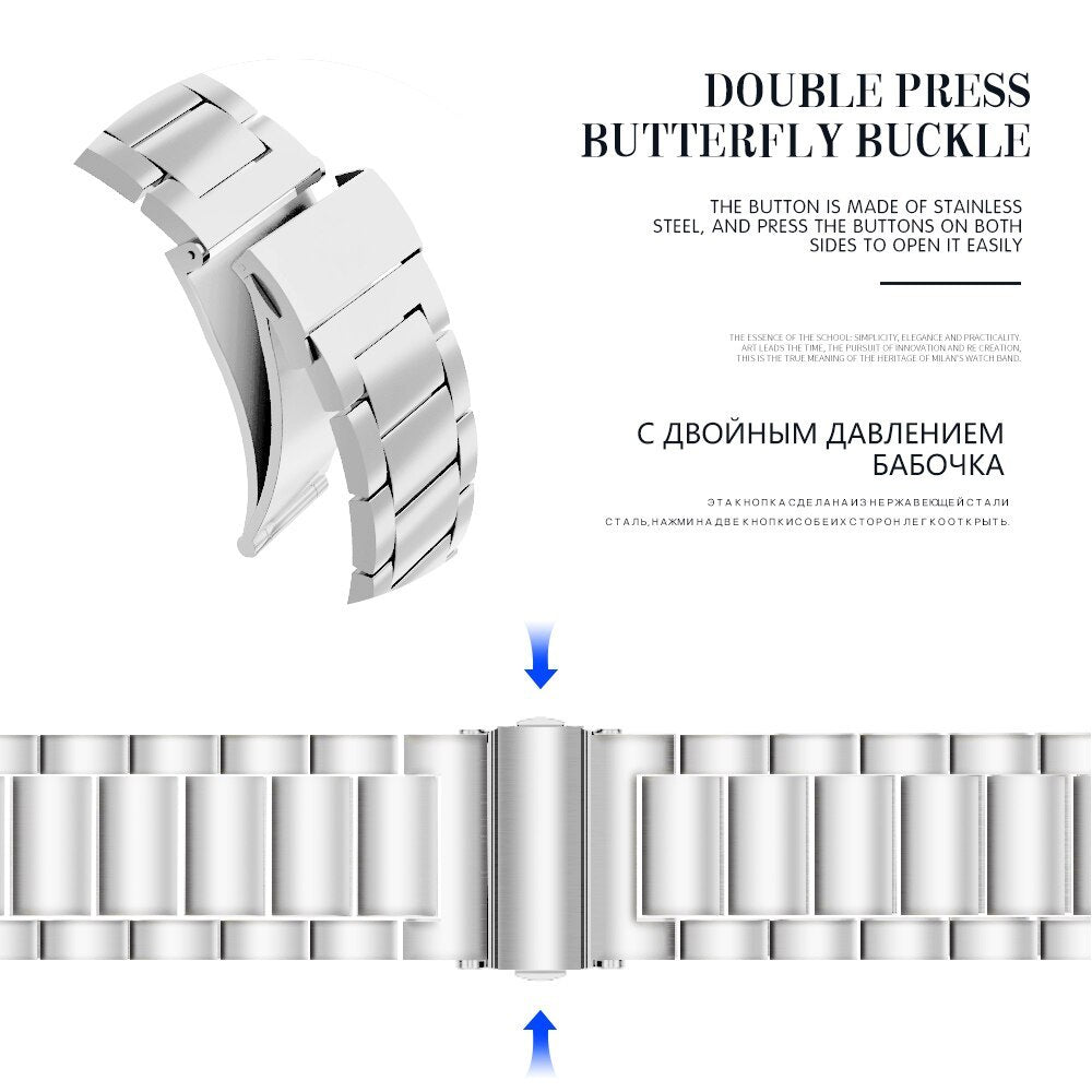 Metal watch strap stainless steel