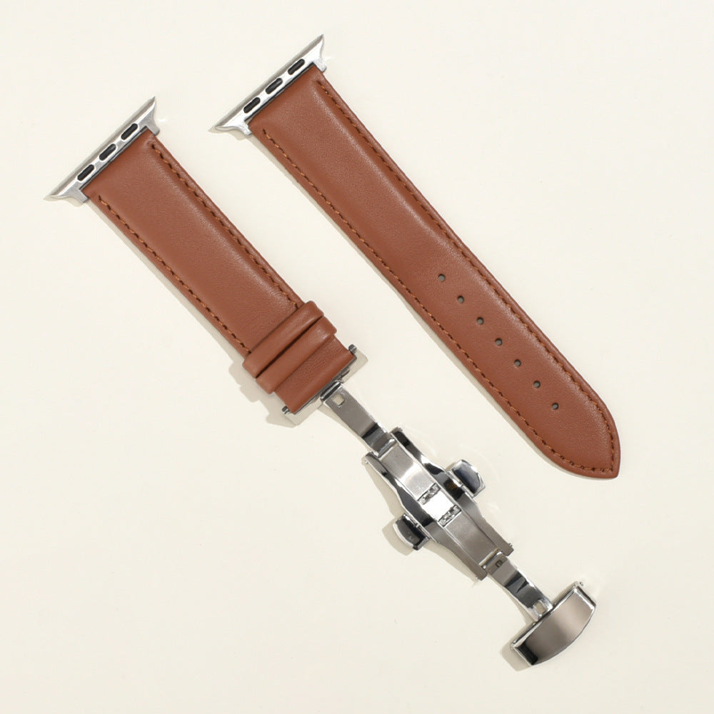 Men's Minimalist And Versatile Cowhide Strap