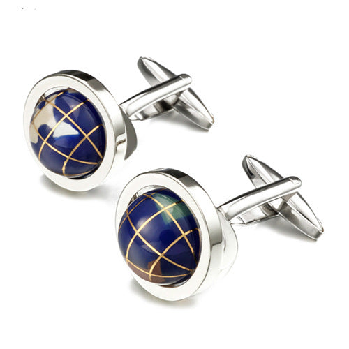 French cuffs metal painted cufflinks