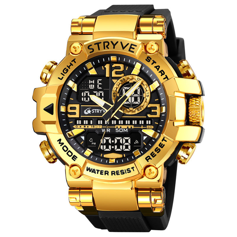 New Sports Colorful Luminous Electronic Waterproof Watch Multifunctional Student Watch