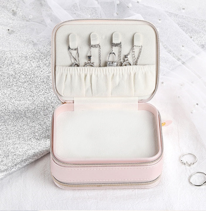 Portable PU Jewelry Storage Box